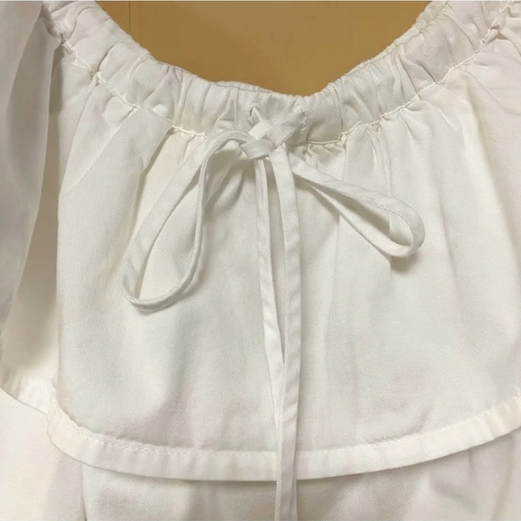 Madewell Eyelet Balcony Off-the-Shoulder Top XL - Picture 4 of 15